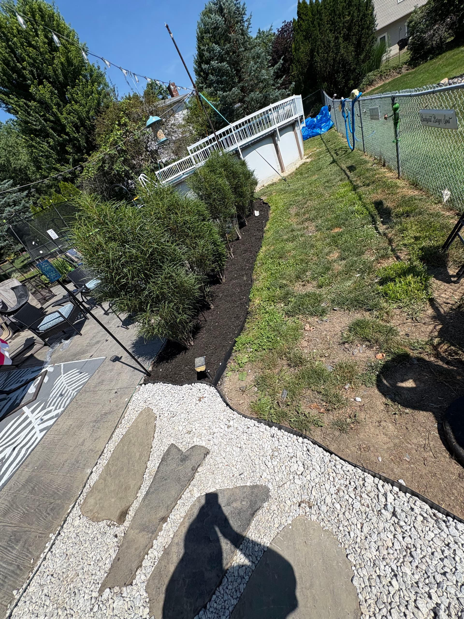 Gallery photos for Fresh Mulch Beds and a Gravel Walkway That Actually Work: Image #3